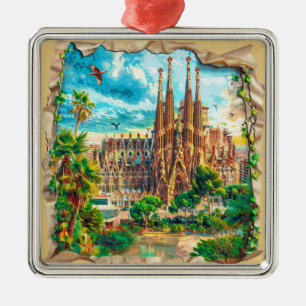 Adorno Metálico Barcelona, España
