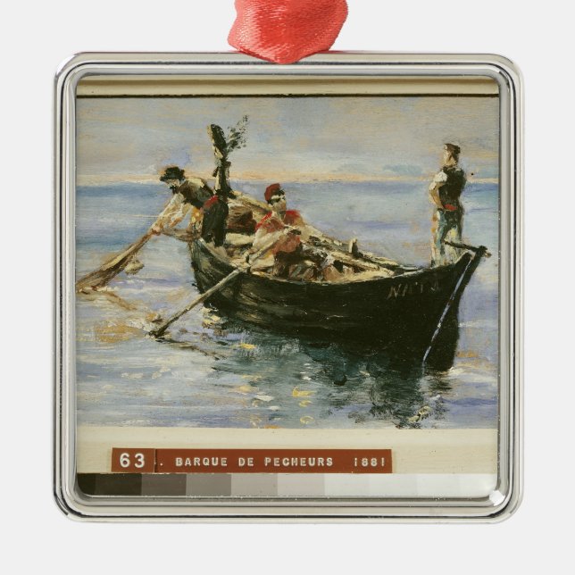 Adorno Metálico Barco de pesca de Enrique de Toulouse-Lautrec el (Frente)