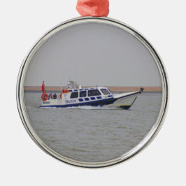 Adorno Metálico Barco de Seguridad