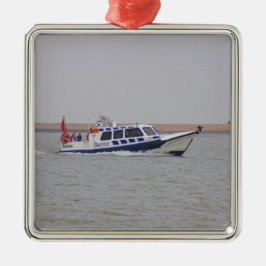 Adorno Metálico Barco de Seguridad