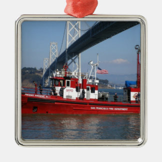 Adorno Metálico Barco del fuego de San Francisco