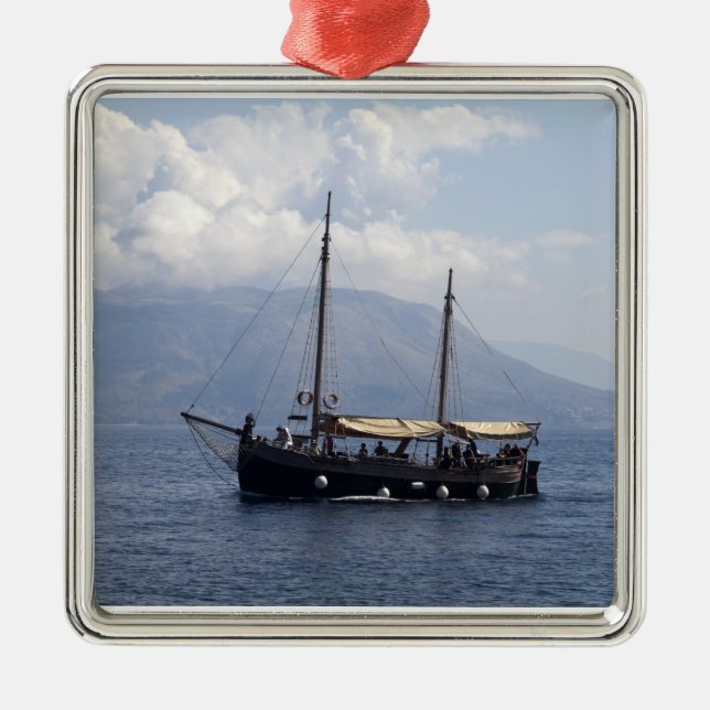 Adorno Metálico Barco pequeño (Frente)