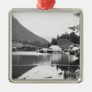 Adorno Metálico Barcos en Konigssee, c.1910