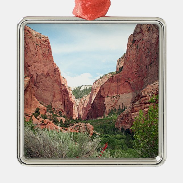 Adorno Metálico Barrancos de Kolob, parque nacional de Zion, Utah, (Frente)