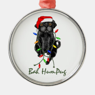 Adorno Metálico Barro amasado negro de Bah HumPug