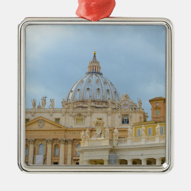 Adorno Metálico Basílica de San Pedro Vaticano en Roma Italia (Frente)