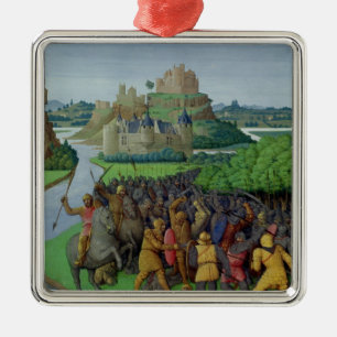 Adorno Metálico Batalla entre el Maccabees y el Bacchides