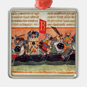 Adorno Metálico Batalla entre los romanos y Gauls
