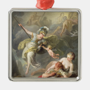 Adorno Metálico Batalla entre Minerva y Marte, 1771