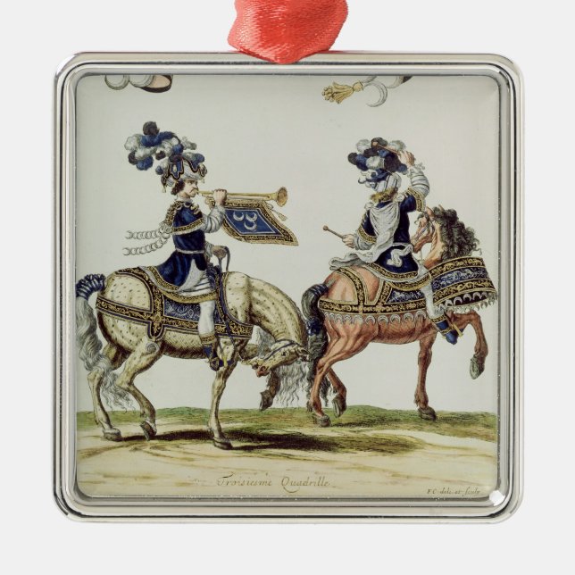 Adorno Metálico Batería y trompetista turcos (Frente)