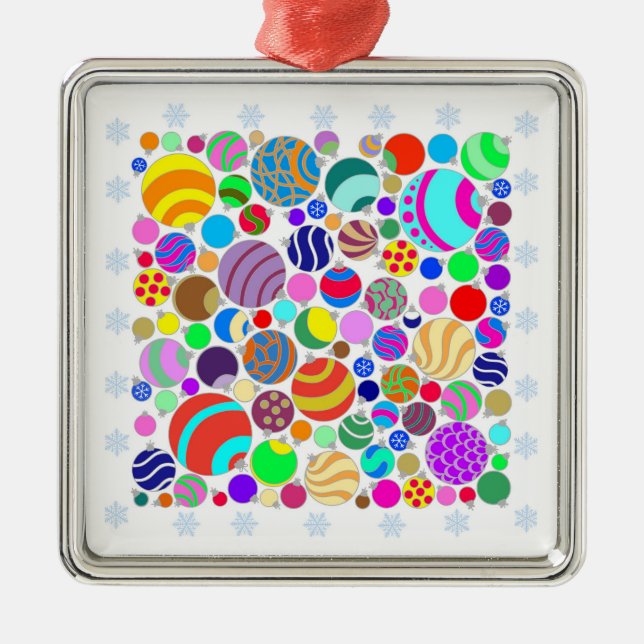 Adorno Metálico Baubles (Frente)