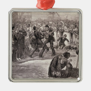 Adorno Metálico Bautismo negro en Estados Unidos