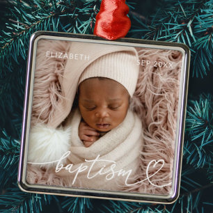 Adorno Metálico Bautismo sagrado Moda moderna elegante foto del be