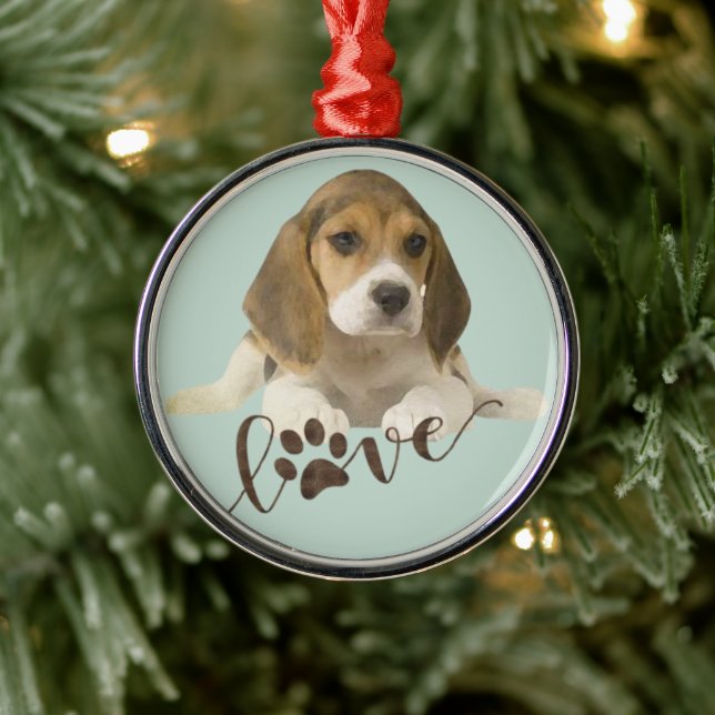 Adorno Metálico Beagle (Árbol)