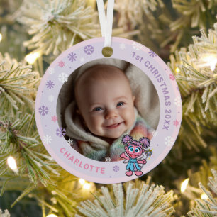 Adorno Metálico Bebé Abby Cadabby su 1er Navidad Foto