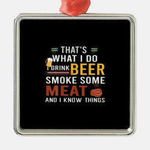 Adorno Metálico Bebe Bebe Bebe Cerveza Humo Carne Cumpleaños