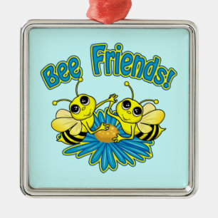 Adorno Metálico Bee Friends