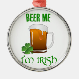 Adorno Metálico Beer Me Soy Irlandés