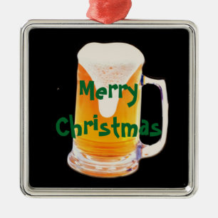 Adorno Metálico Beer Mug Ornament