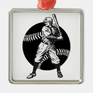 Adorno Metálico Béisbol: Vintage