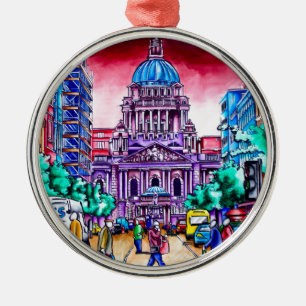 Adorno Metálico Belfast viva - avenida real