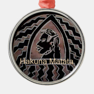 Adorno Metálico Belleza africana: el retrato tribal de Bongo Maasa