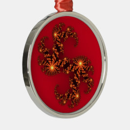 Adorno Metálico Belleza celeste en el arte cósmico vivo 3D