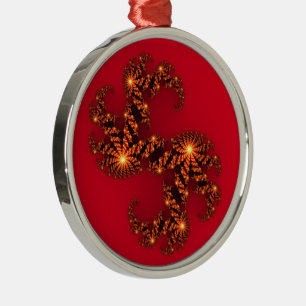 Adorno Metálico Belleza celeste en el arte cósmico vivo 3D