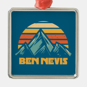 Adorno Metálico Ben Nevis Retro Turquesa