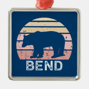 Adorno Metálico Bend Retro Bear