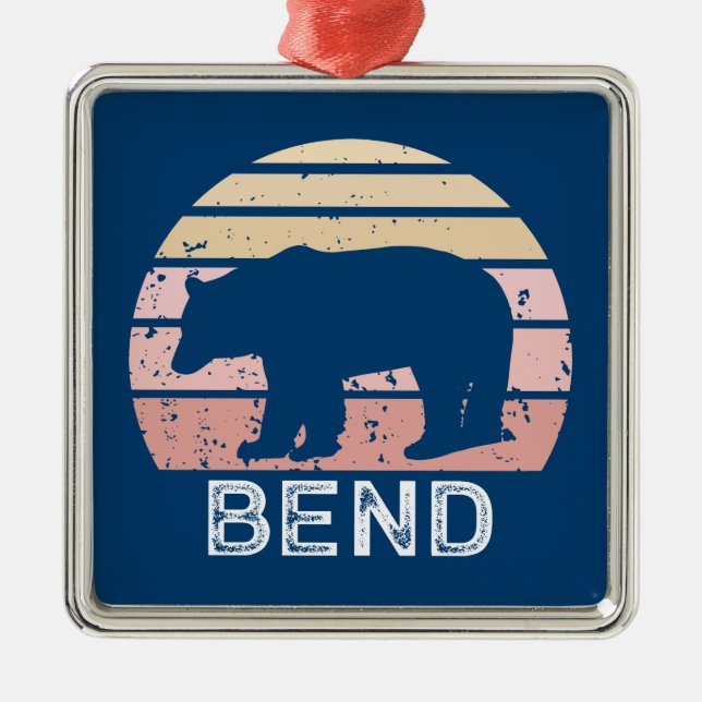 Adorno Metálico Bend Retro Bear (Frente)