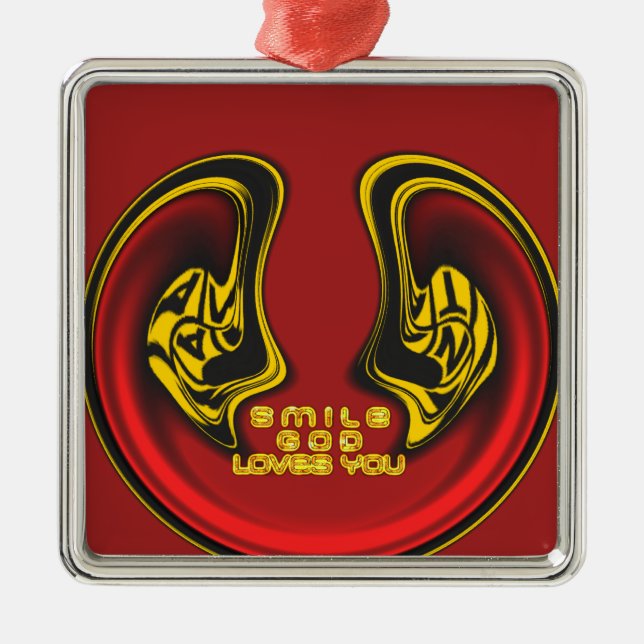 Adorno Metálico Bendición desde arriba: El saludo espiritual del a (Frente)