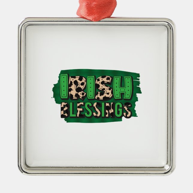 Adorno Metálico Bendiciones irlandesas (Frente)