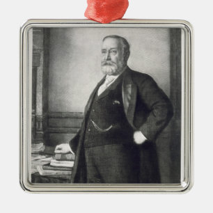 Adorno Metálico Benjamin Harrison (1833-1901), 23ro presidente de