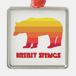 Adorno Metálico Berkeley Springs West Virginia Rainbow Bear