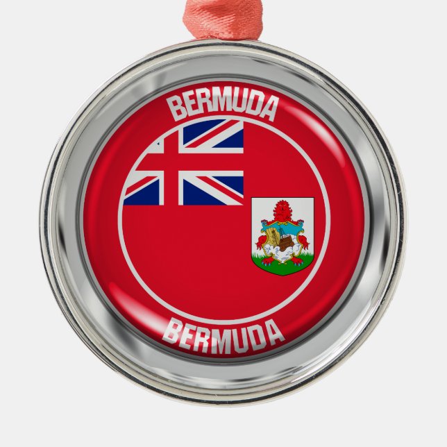 Adorno Metálico Bermuda redonda Emblem (Frente)