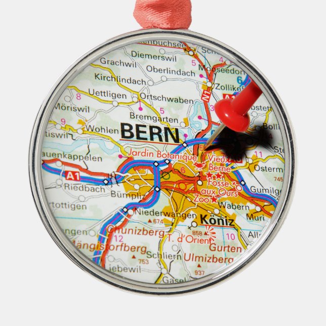 Adorno Metálico Berna, Suiza (Frente)