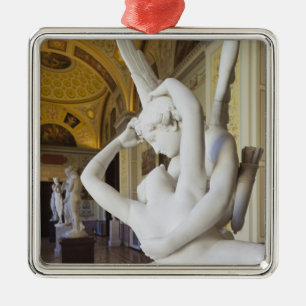 Adorno Metálico Beso de Cupido y Psique, por Antonio Canova