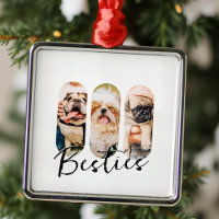 Besties Mascota Simple Modern Playful Three Photo