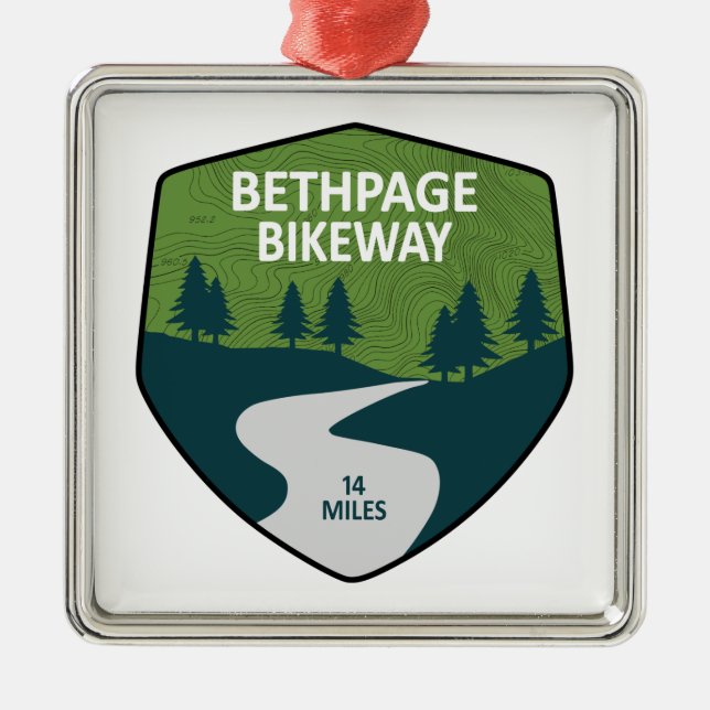 Adorno Metálico Bethpage Bikeway (Frente)