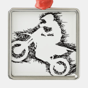 Adorno Metálico BICI de la SUCIEDAD (negro del garabato)