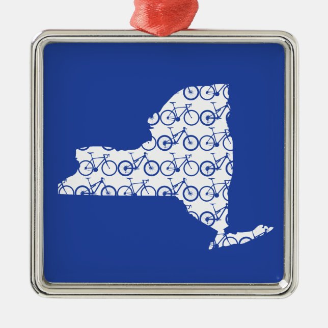 Adorno Metálico Bicicleta de Nueva York (Frente)