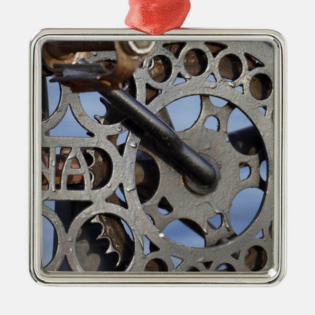 Adorno Metálico Bicycle detail (Frente)