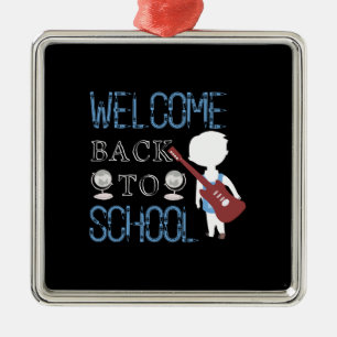 Adorno Metálico Bienvenido De Nuevo A La Escuela