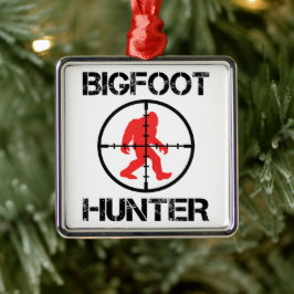 Adorno Metálico Bigfoot Hunter Funny Bigfoot Lover