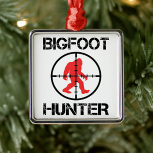Adorno Metálico Bigfoot Hunter Funny Bigfoot Lover