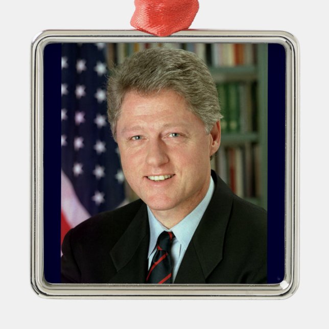 Adorno Metálico Bill Clinton (Frente)