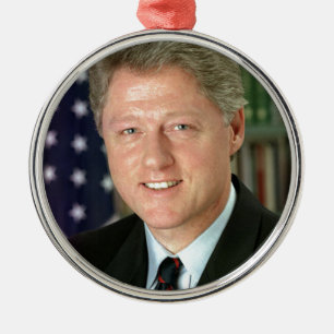 Adorno Metálico Bill Clinton