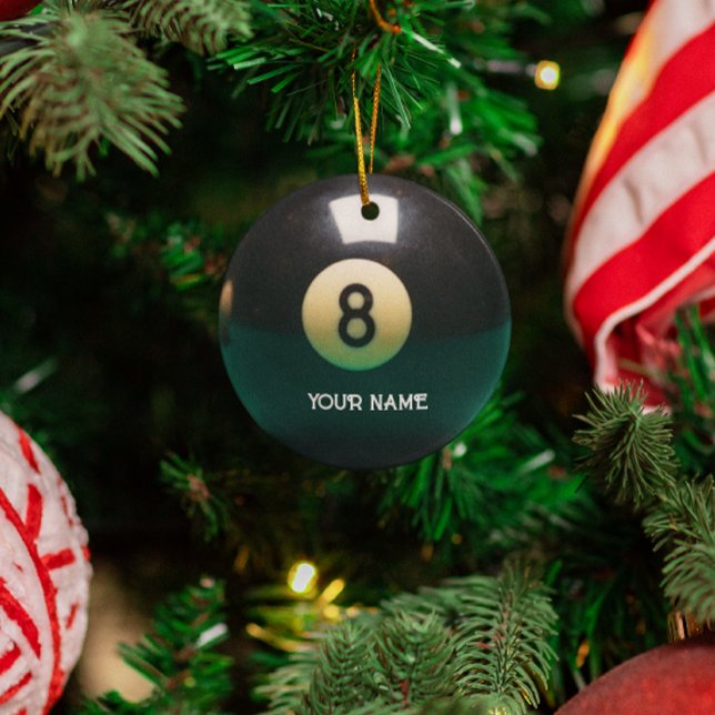 Adorno Metálico Billar de billar Ocho bolas personalizadas (Subido por el creador)