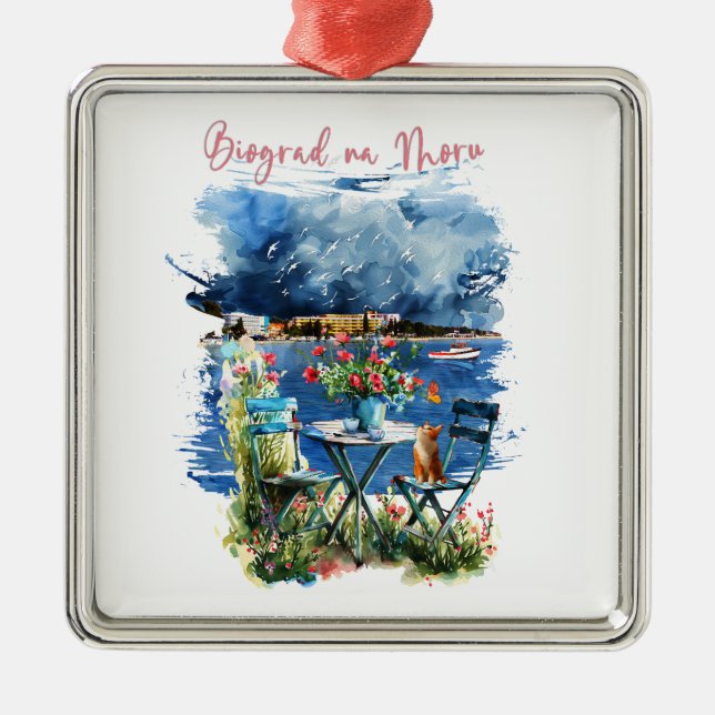 Adorno Metálico Biograd na moru 3 (Frente)